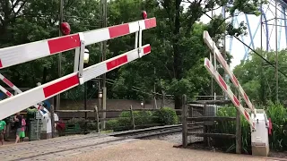 Busch Gardens Williamsburg Railroad Crossing with Gates