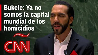 Discurso completo de Nayib Bukele en la ONU: El Salvador es el "país más seguro de América Latina"