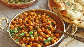 Chana Masala Recipe • Chickpea Curry Recipe • Chole Bhature Recipe • How To Make Chickpeas Recipe