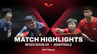 Kuai Man/Fan Zhendong vs Xiang Peng/Zhang Rui | XD | WTT Macao 2021 (SF)