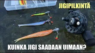 Näin jigi saadaan uimaan jään alla - Jasu pilkki-jigipää - Eumer Fishing - Ahven - Kuha - Hauki