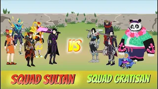 MOBILE LEGENDS ANIMATION | SQUAD SULTAN VS SQUAD GRATISAN