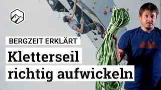 Kletterseil aufwickeln: So gehst du dabei richtig vor | Bergzeit