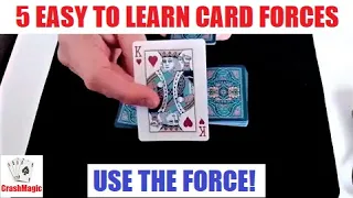 Five Card Forces for Card Magic