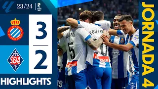 ⚽ RESUM J4 | Espanyol 3-2 Amorebieta | #LaLigaHighlights