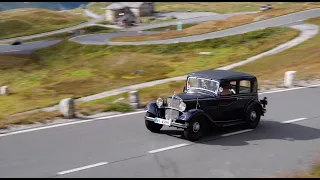 Großglockner Hochalpenstrasse mit Opel 1933 und Mercedes 1934