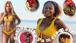 Eating Pamela Reif’s Diet for 24 HOURS + working out like her!