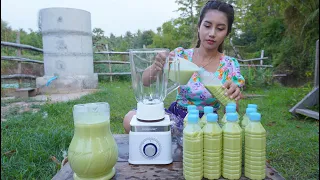 How to make Mung Bean Milk in Countryside - Polin lifestyle