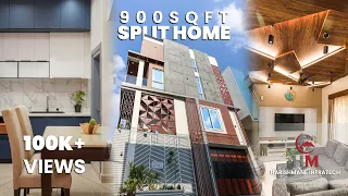 Build with love | Constructions by Harishmane | Magic of 900sqft split home