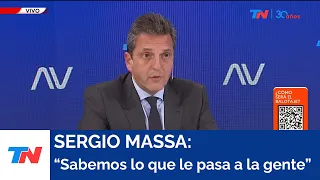 SERGIO MASSA I  "Va a haber una suma fija para todos los trabajadores"