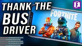 Fortnite Mobile - How to Thank the Bus Driver