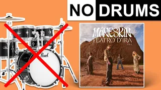 LA PAURA DEL BUIO - Måneskin | No Drums (Play Along)