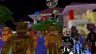 O PIOR APOCALIPSE DE FIVE NIGHT AT FREEDYS CHEGOU EM CASA NO MINECRAFT