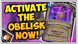 Hearthstone: Activate The Obelisk NOW! Quest Wall Priest - Saviors Of Uldum