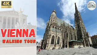 Vienna Walking Tour 4K | Historic Landmarks and Scenic Beauty | July 2023 | Binaural Audio | Austria