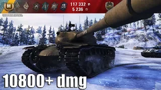 T57 Heavy Tank БОДРОЕ РУБИЛОВО 10800+ dmg 🌟🌟🌟 World of Tanks лучший бой т57 хеви