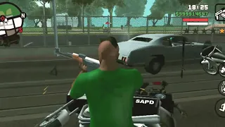 GTA San andreas 6 Star in 2 minutes and Escaping to 0 wanted level