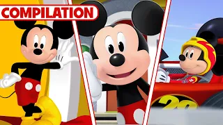 Every Disney Junior Mickey Mouse Theme Song | Clubhouse, Funhouse, Roadster Racers | @disneyjunior​