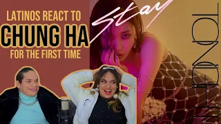 Latinos react to 청하 (CHUNG HA) - Stay Tonight MV for the first time |REACTION| FEATURE FRIDAY ✌