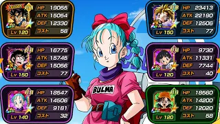 UPGRADED YOUTH TEAM SHOWCASE VS RED ZONE CELL MAX (NO ITEMS) Dragon Ball Z Dokkan Battle