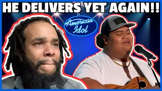 REACTION: Iam Tongi Fights Back Tears While Singing "I Can't Make You Love Me" - American Idol 2023