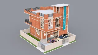 🇮🇳 INDIANSTYLE HOUSE DESIGN 2 FLOOR | awesome 3d home design | prem's home plan