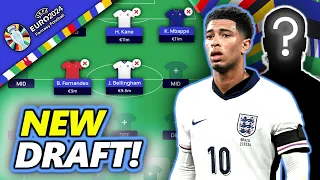 MY UPDATED EURO 2024 FANTASY DRAFT! | EURO 2024 FANTASY TIPS STRATEGY AND ADVICE