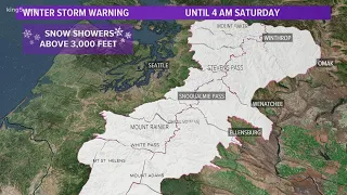 Mountain snow piling up in western Washington, more on the way this weekend