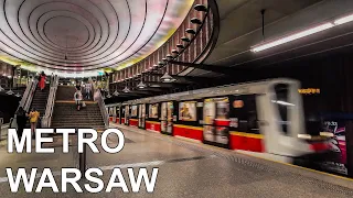 🇵🇱 Warsaw Metro - All The Lines [M1 & M2] (4K) (2020)