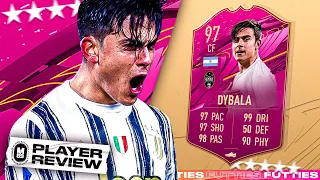 FIFA 21 FUTTIES DYBALA REVIEW | 97 FUTTIES DYBALA PLAYER REVIEW | FIFA 21 ULTIMATE TEAM