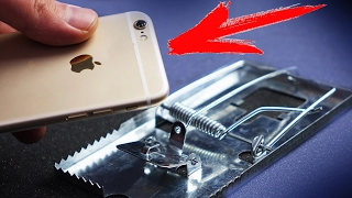 ЧТО ЕСЛИ iPhone 6s  КИНУТЬ В МЫШЕЛОВКУ ?!