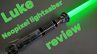 Saberspro LUKE Neopixel lightsaber review (this is an amazing saber)