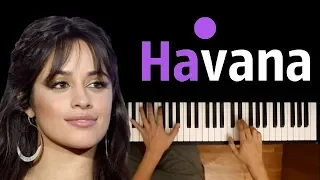 Camila Cabello - Havana ● karaoke | PIANO_KARAOKE ● ᴴᴰ + SHEETS &  MIDI