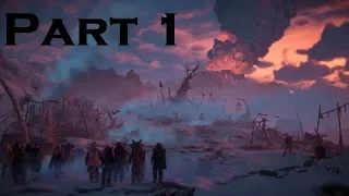 Horizon Zero Dawn: The Frozen Wilds DLC Gameplay Walkthrough (PS4Pro) Part 1 - Land of Ice