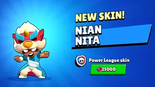 Buying Nian Nita!!🐻🐆 After 60 Wins!!💥 - Brawl Stars Power League