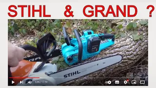 БАТЛ 🤯 Акумуляторна Пила STIHL чи GRAND ? Яка Краще?