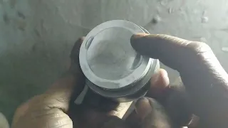 Bubut coak piston Kaze untuk beat std // hati hati menentukan jenong piston !!!