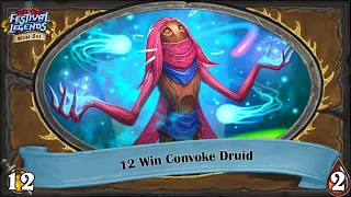 12 Win Convoke Druid Arena Run, Is convoke the answer to winning with a 35% win rate class?