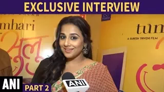 Vidya Balan gets candid about her film ‘Tumhari Sulu’ Part 2 | Exclusive Interview