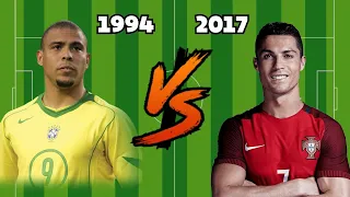 Ronaldo Nazario 🆚 Cristiano Ronaldo💪(R9 🆚 CR7)