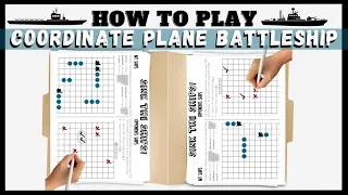 How to Play Battleship on Paper (teach student's how to plot points on a coordinate plane)