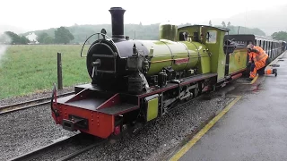 The Ravenglass & Eskdale Railway - 2-6-2 Steam Loco 'Northern Rock' - 10th June 2017