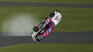 Ryan preece 2023 Daytona flip nr2003 reenactment