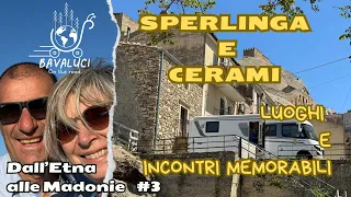 S.S.120 - Dall'Etna alle Madonie - Cerami - Sperlinga e il suo castello - Episodio 3 (4K)🐌🐶🚍😍