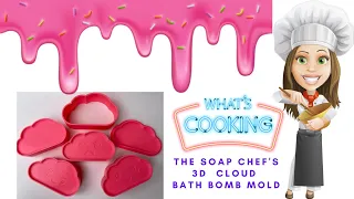 Demo of 3D Cloud Bath Bomb Mold from The Soap Chef