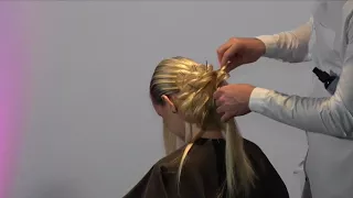 Romantic, bridal, wedding hairstyle.Farrukh Shamuratov