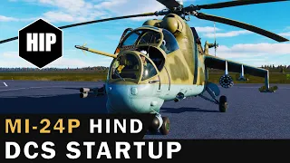 How to start the MI-24P HIND in DCS World l Taxi l Hover check l Rolling takeoff l Tutorial Series