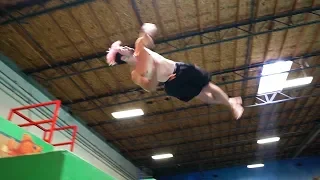 Pro Athletes at Insane Parkour Gym (Tempest)