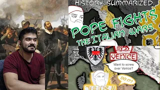 Pope Fights — The Italian Wars: History Summarized (Overly Sarcastic Productions) CG Reaction