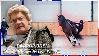 KEIHARD VAN HET PAARD GEVALLEN!😱 | De ZappsportKantine |